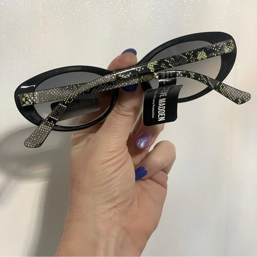 Steve Madden snakeskin cat eye Sunglasses